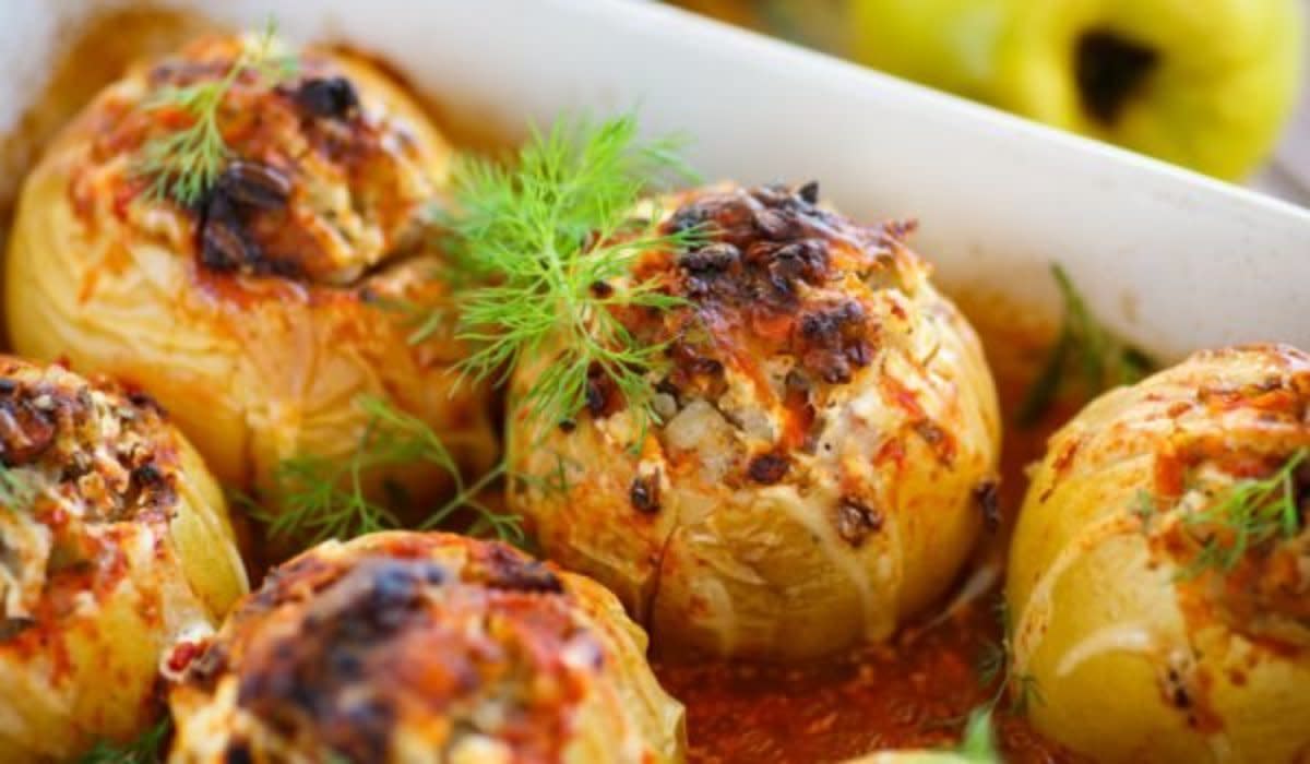 <p>Tasty Craze</p><p><strong>Get the recipe here: <a href="https://tastycraze.com/recipes/r-41116-White_Turnips_Stuffed_with_Meat" rel="nofollow noopener" target="_blank" data-ylk="slk:White Turnips Stuffed with Meat;elm:context_link;itc:0;sec:content-canvas" class="link rapid-noclick-resp">White Turnips Stuffed with Meat</a></strong></p>