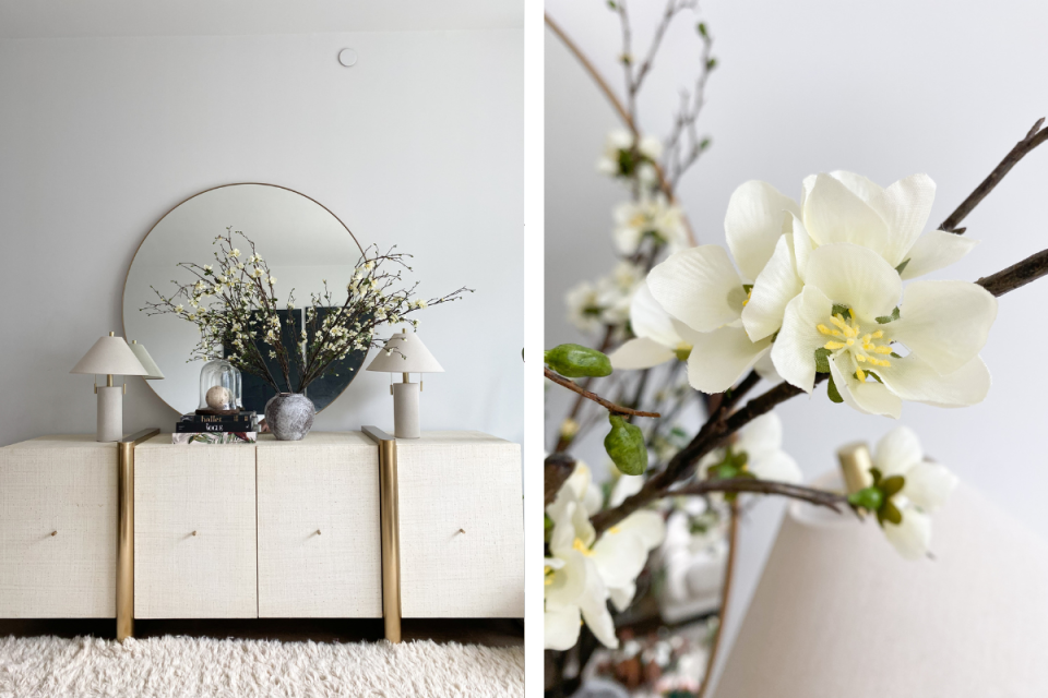 a white flower in a vase