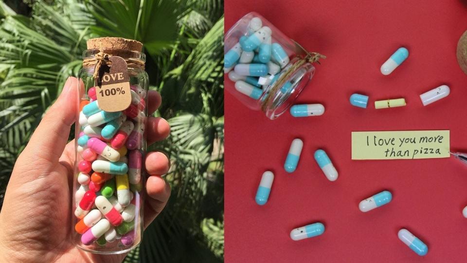 Best Valentine's Day gifts under $50: Capsule Letters Message in a Bottle