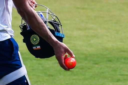 India captain Virat Kohli got to grips with the new pink ball during a training session in Indore