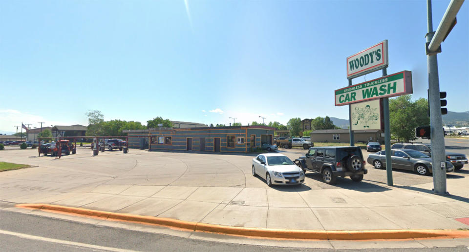 Woody's Car Wash in Helena, Montana.