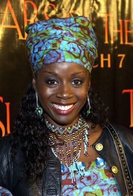 Akosua Busia at the LA premiere of Columbia's Tears of the Sun