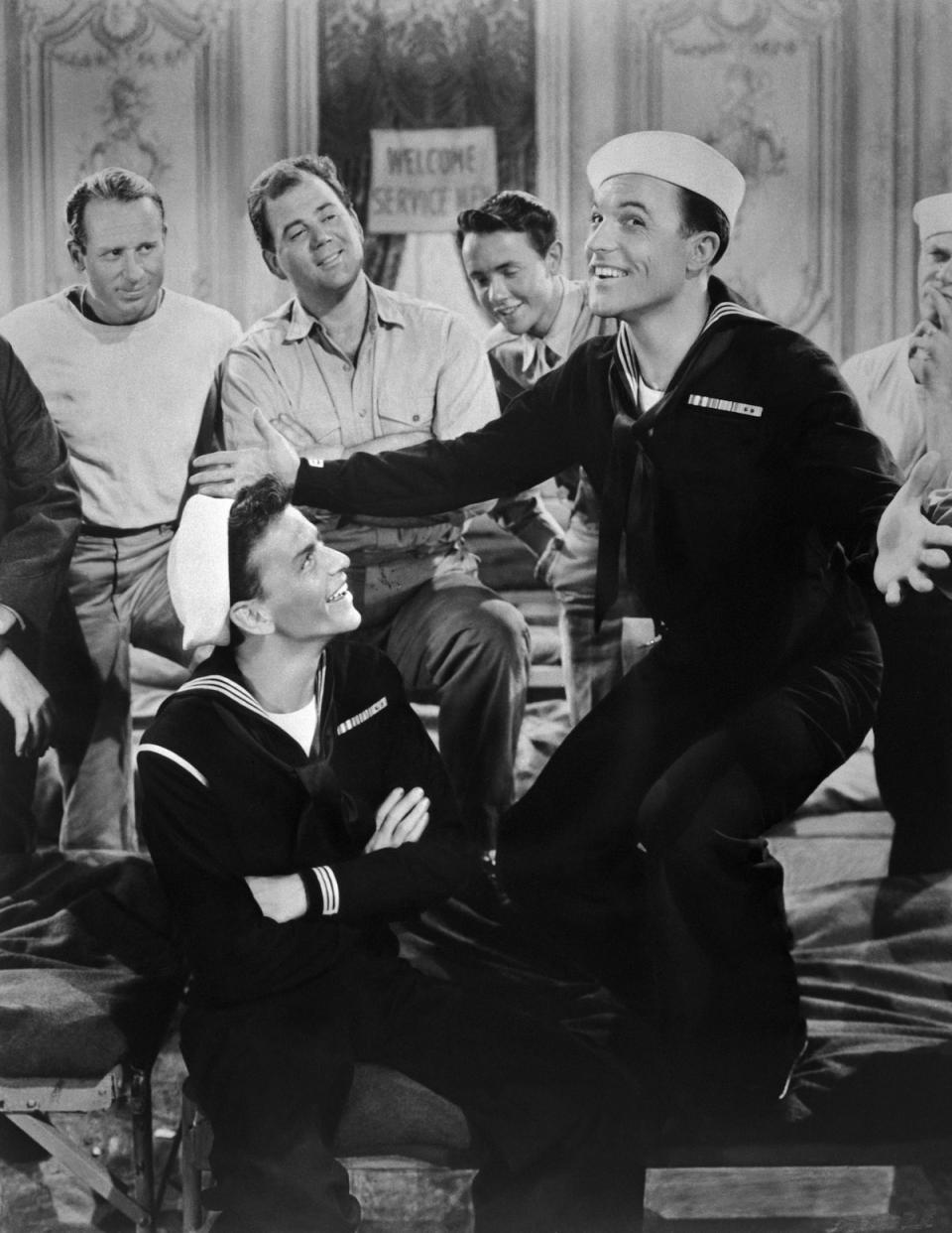 Gene Kelly and Frank Sinatra in 'On the Town' 1949