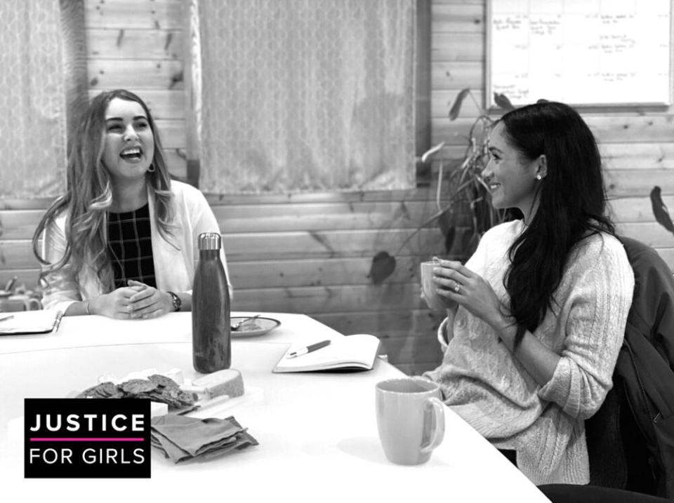 Meghan Markle visits Justice for Girls | Justice For Girls Twitter