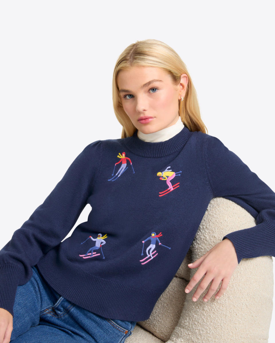 <p><a href="https://go.redirectingat.com?id=74968X1596630&url=https%3A%2F%2Fdraperjames.com%2Fproducts%2Fcrewneck-sweater-embroidered-skier%3Fvariant%3D43231948144809&sref=https%3A%2F%2Fwww.countryliving.com%2Fshopping%2Fg45655501%2Fdraper-james-holiday-wardrobe-collection-2023%2F" rel="nofollow noopener" target="_blank" data-ylk="slk:Shop Now;elm:context_link;itc:0;sec:content-canvas" class="link ">Shop Now</a></p><p>Crewneck Sweater in Embroidered Skier</p><p>draperjames.com</p><p>$185.00</p>