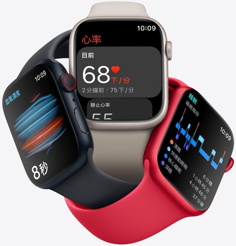 Apple Watch Series 8。（翻攝自蘋果官網）