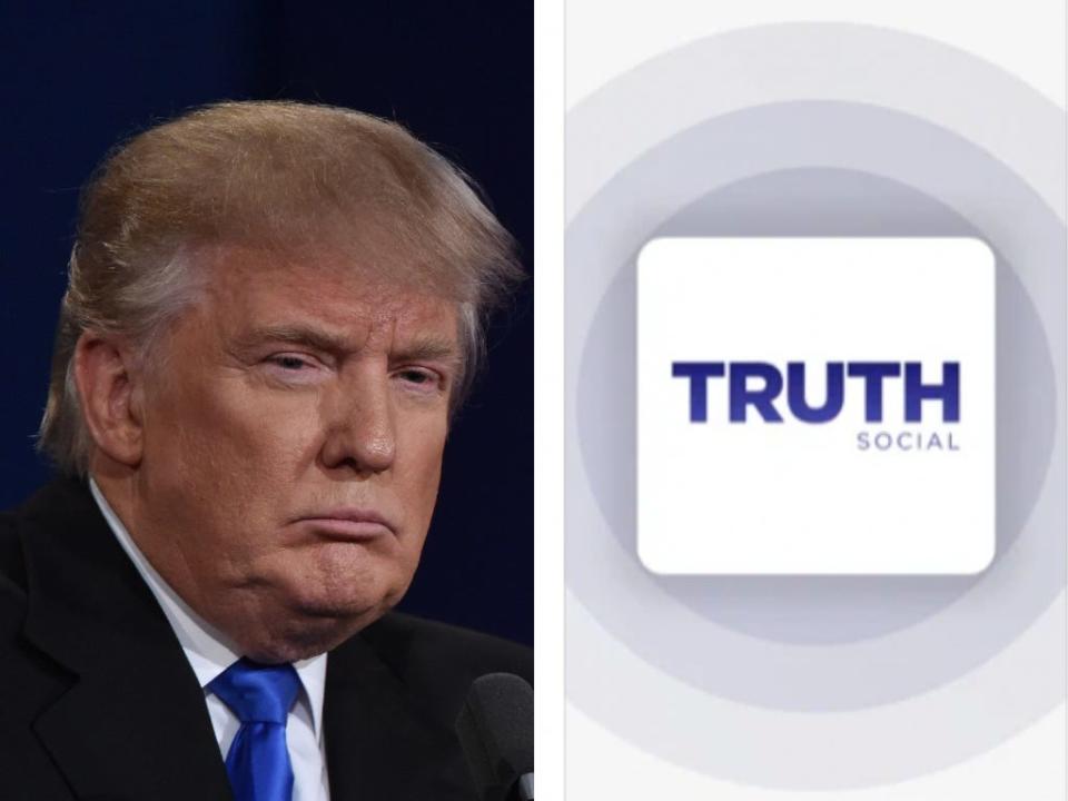 trump and truth social logo