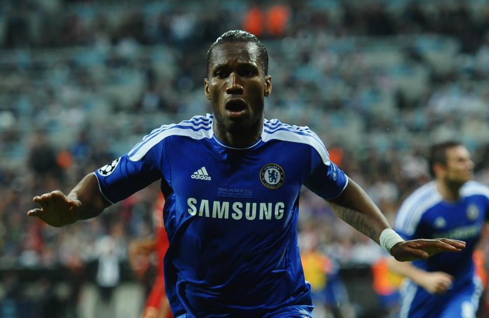 <p>Didier Drogba ended his spell at Chelsea in 2012 by leading them to Champions League glory. Having scored the 87th minute equaliser, Drogba converted the match-winning penalty in the shootout to wrap up a first Champions League for the Blues. </p>