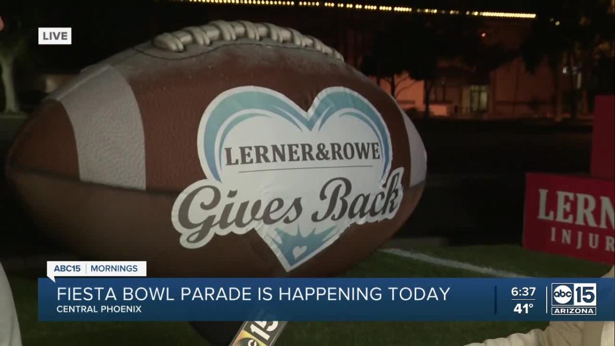 Fiesta Bowl Parade happening in Central Phoenix today