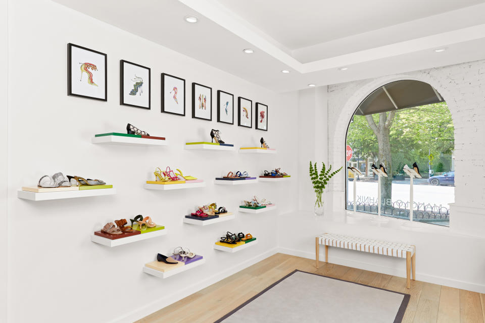 Inside Manolo Blahnik in East Hampton - Credit: Courtesy Image