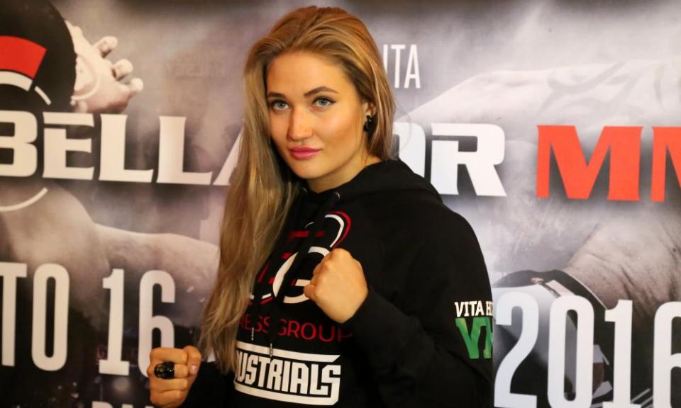 Anastasia Yankova fought at a White Rex event and promoted their clothing but denies sharing their ideology