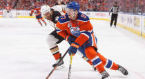 <p>The Oilers are expected to sign Connor McDavid to an eight-year, $106M contract. (Jason Franson/CP) </p>