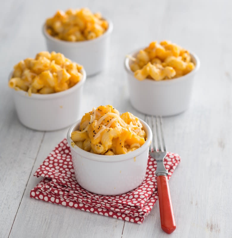 <p>Candace Floyd</p><p>A great starter recipe you can totally customize.</p><p><strong>Get the recipe: <a href="https://parade.com/842018/candacefloyd/creamy-stovetop-macaroni-and-cheese/" rel="nofollow noopener" target="_blank" data-ylk="slk:Creamy Stove-top Macaroni and Cheese;elm:context_link;itc:0;sec:content-canvas" class="link rapid-noclick-resp">Creamy Stove-top Macaroni and Cheese</a></strong></p>