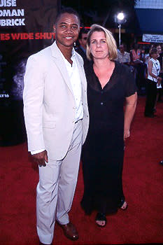 Oscar-winner Cuba Gooding Jr. , star of " Judgment Night " and " Lightning Jack ," with his wife at the LA premiere for Eyes Wide Shut Photo by Jeff Vespa/Wireimage.com