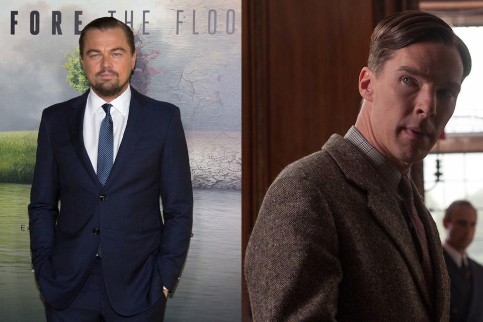 <p><a href="http://deadline.com/2011/10/warner-bros-buys-spec-script-about-math-genius-biopic-because-leonardo-di-caprio-chasing-lead-role-181822/" rel="nofollow noopener" target="_blank" data-ylk="slk:Deadline reported;elm:context_link;itc:0;sec:content-canvas" class="link ">Deadline reported</a> in 2011 that Leonardo DiCaprio had “the inside track” to play Alan Turing in what would become The Imitation Game, but a year later <a href="https://www.hollywoodreporter.com/news/warner-bros-is-letting-go-imitation-game-363756" rel="nofollow noopener" target="_blank" data-ylk="slk:Variety said;elm:context_link;itc:0;sec:content-canvas" class="link ">Variety said</a> he was “no longer… eyeing the lead.” Benedict Cumberbatch eventually filled the mathematician’s shoes and garnered an Oscar nod for his work. An in-demand leading man, DiCaprio has also turned down roles in <a href="https://www.maxim.com/entertainment/boogie-nights-20th-anniversary-2017-10" rel="nofollow noopener" target="_blank" data-ylk="slk:Boogie Nights;elm:context_link;itc:0;sec:content-canvas" class="link ">Boogie Nights</a> and <a href="https://www.hollywoodreporter.com/news/leonardo-dicaprio-exits-steve-jobs-737570" rel="nofollow noopener" target="_blank" data-ylk="slk:Steve Jobs;elm:context_link;itc:0;sec:content-canvas" class="link ">Steve Jobs</a>.</p>