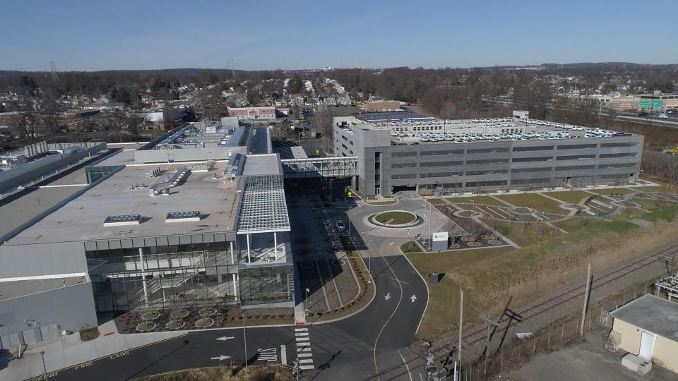 Aerial image of the Quest Diagnostics laboratory in Clifton, N.J. on Jan. 4, 2022.