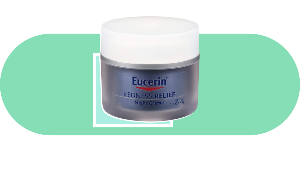 Quell redness with the Eucerin Redness Relief Night Creme.