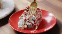 <p>We just put the party in patriotic.</p><p>Get the recipe from <a href="https://www.delish.com/cooking/recipe-ideas/recipes/a47310/america-cake-recipe/" rel="nofollow noopener" target="_blank" data-ylk="slk:Delish;elm:context_link;itc:0;sec:content-canvas" class="link ">Delish</a>.</p>