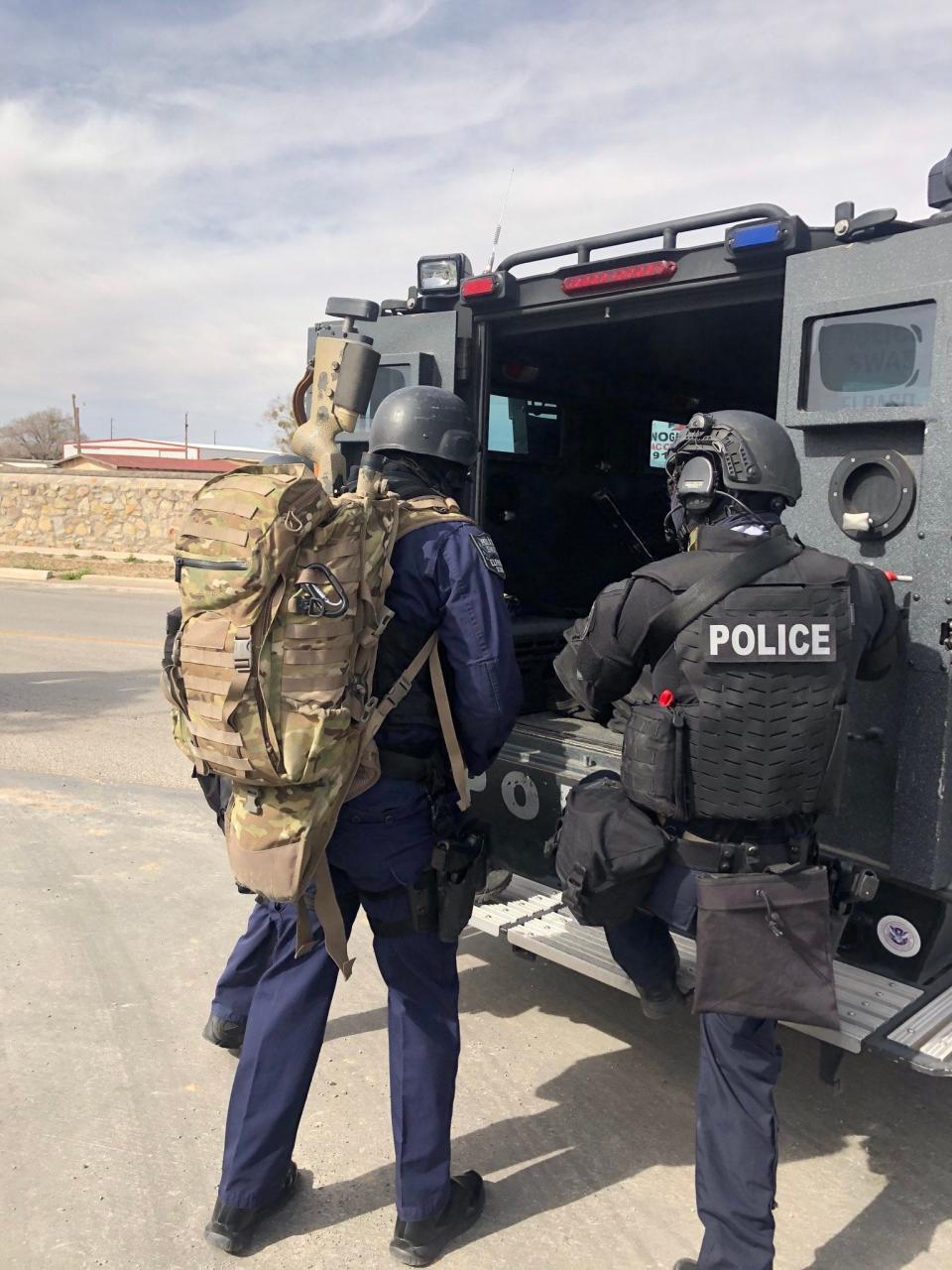 The El Paso police SWAT team. File art.