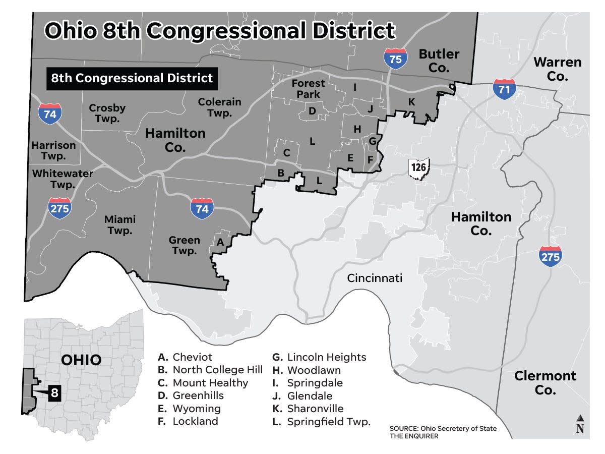 Ohio 8th Congressional District detail