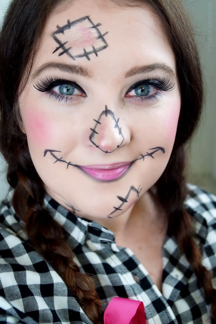 scary scarecrow makeup