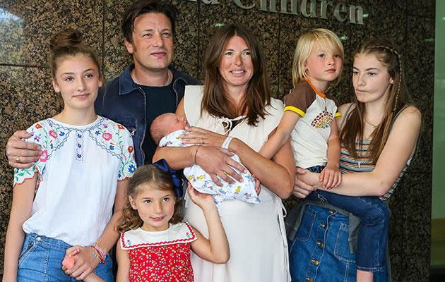 Jools with her family. Source: Getty