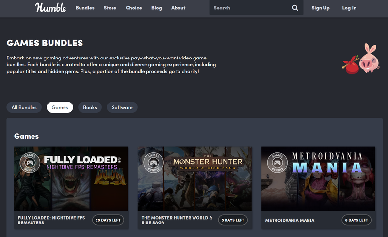 Screenshot: Humble Bundle / Gizmodo