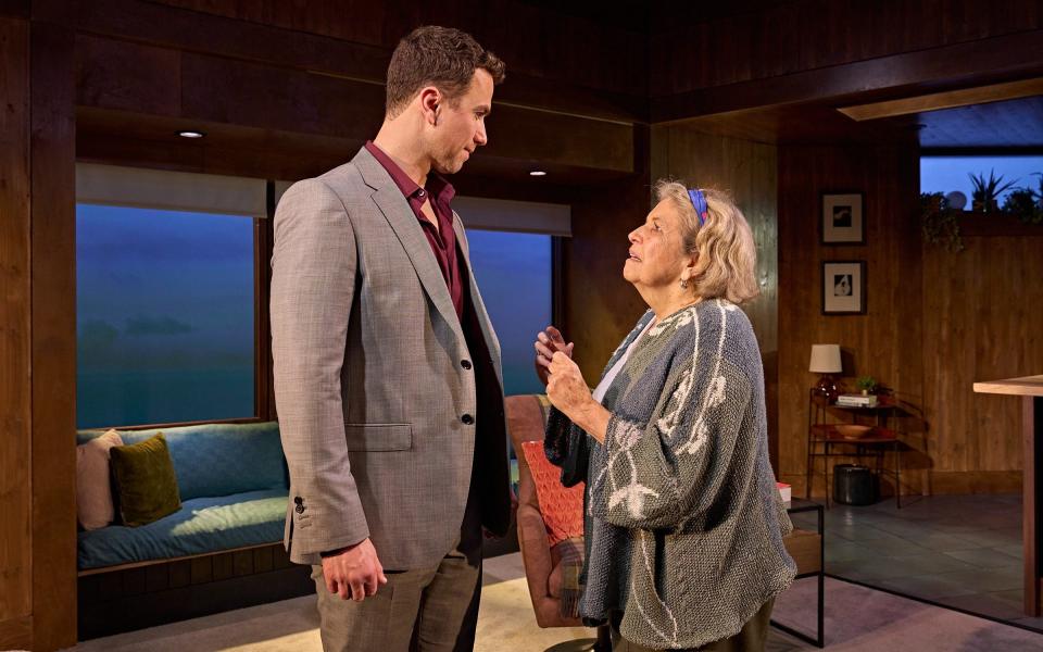 Richard Fleeshman and Anne Reid in Marjorie Prime, at the Menier - Manuel Harlan