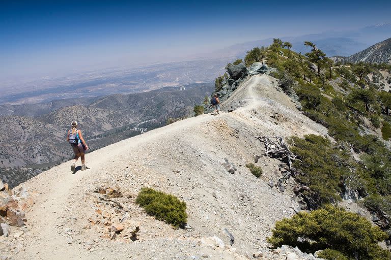 Mount Baldy, las montañas al norte de Los Ángeles que Julian Sands fue a recorrer el pasado viernes