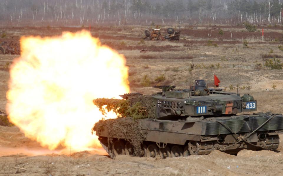 Leopard 2 tanks - VALDA KALNINA/EPA-EFE/Shutterstock