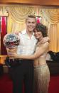 <p>The <em>Dirty Dancing</em> actress barely missed a step en route to the Mirrorball Trophy. However, Jennifer ruptured a disc in her lower back the night before the season 11 finale, per <em><a href="https://www.cbsnews.com/news/jennifer-grey-fought-cancer-spinal-cord-injury-to-win-dancing-with-the-stars/" rel="nofollow noopener" target="_blank" data-ylk="slk:CBS;elm:context_link;itc:0;sec:content-canvas" class="link ">CBS</a></em>. Nobody puts baby in the corner, and that didn't hold her back from hoisting the trophy with pro partner Derek Hough. She later underwent surgery to remove the fragment following the competition. </p>