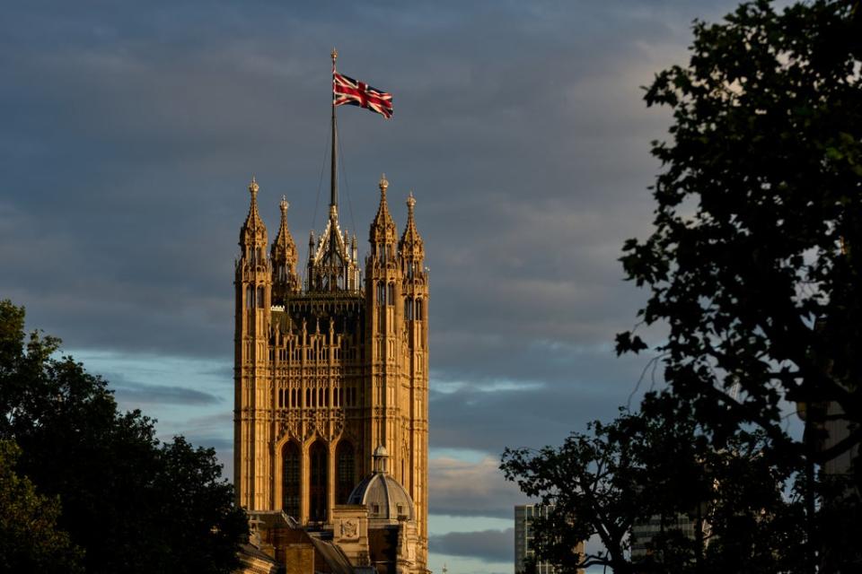 Victoria Tower, part of the Palace of Westminster in London. (John Walton/PA) (PA Archive)