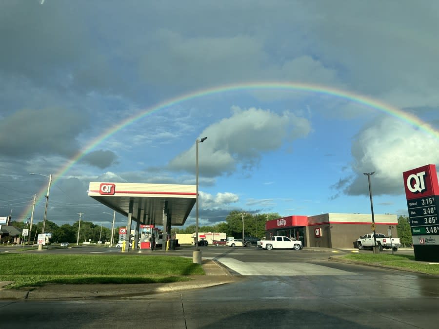 Wichita rainbow on May 13, 2024 (Courtesy: LaTisha Weaver)