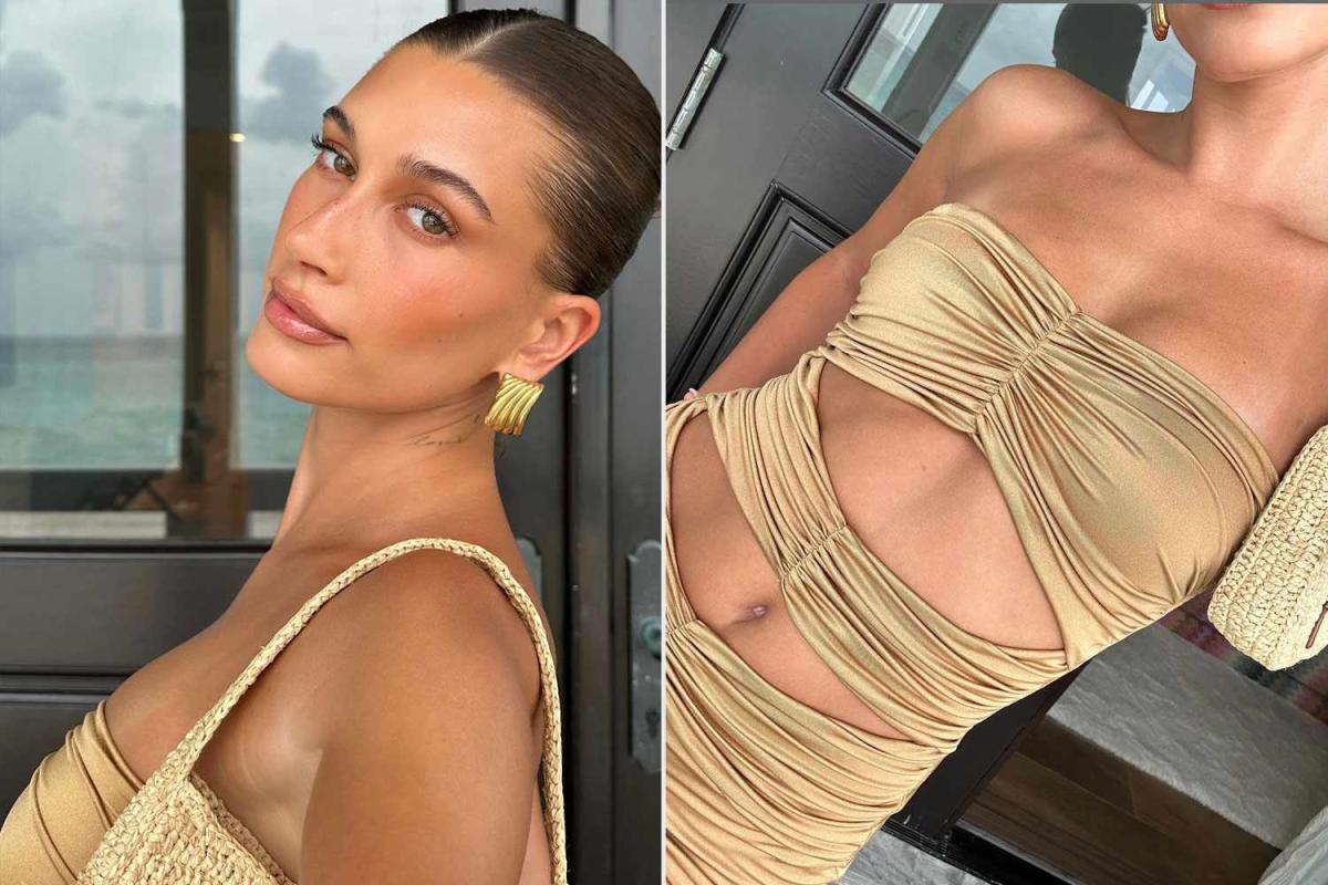 Hailey Bieber Confirms She's The Queen Of The Latté Look In Top-To-Toe Brown