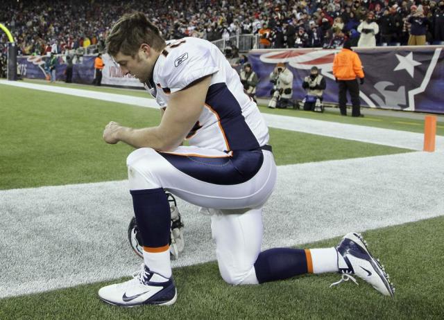 Fact check: Did Tim Tebow kneeling for God on the field upset the NFL?