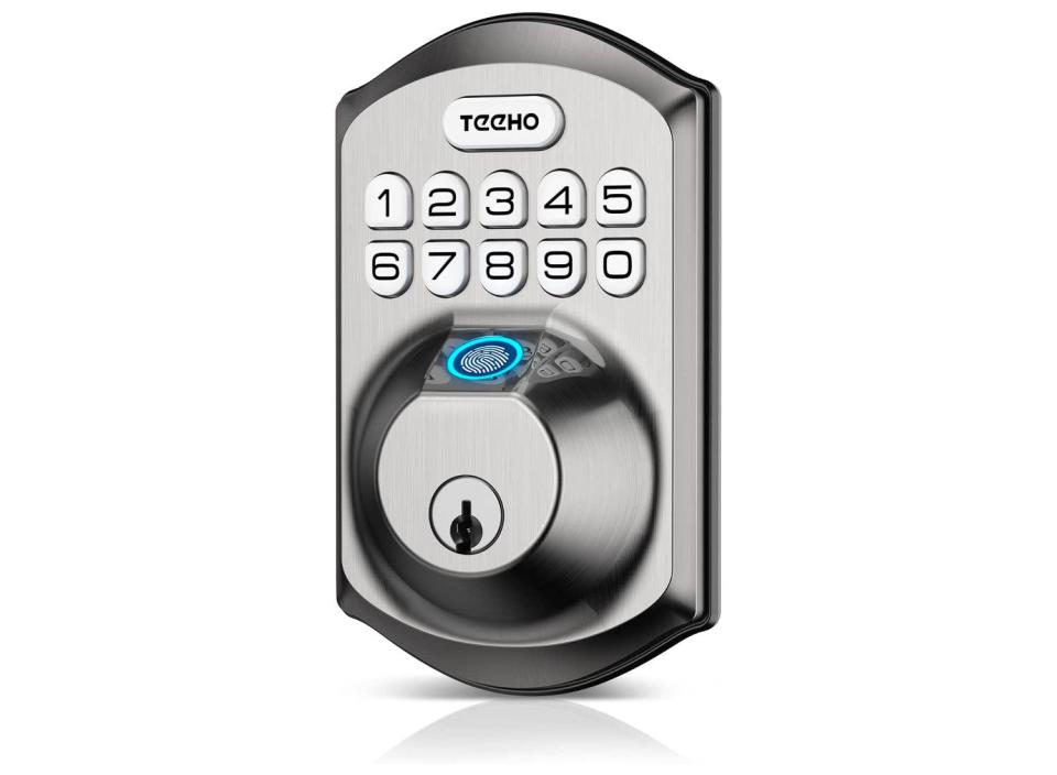 With multiple keyless ways to lock your home, this door lock is well worth the investment. (Source: Amazon)