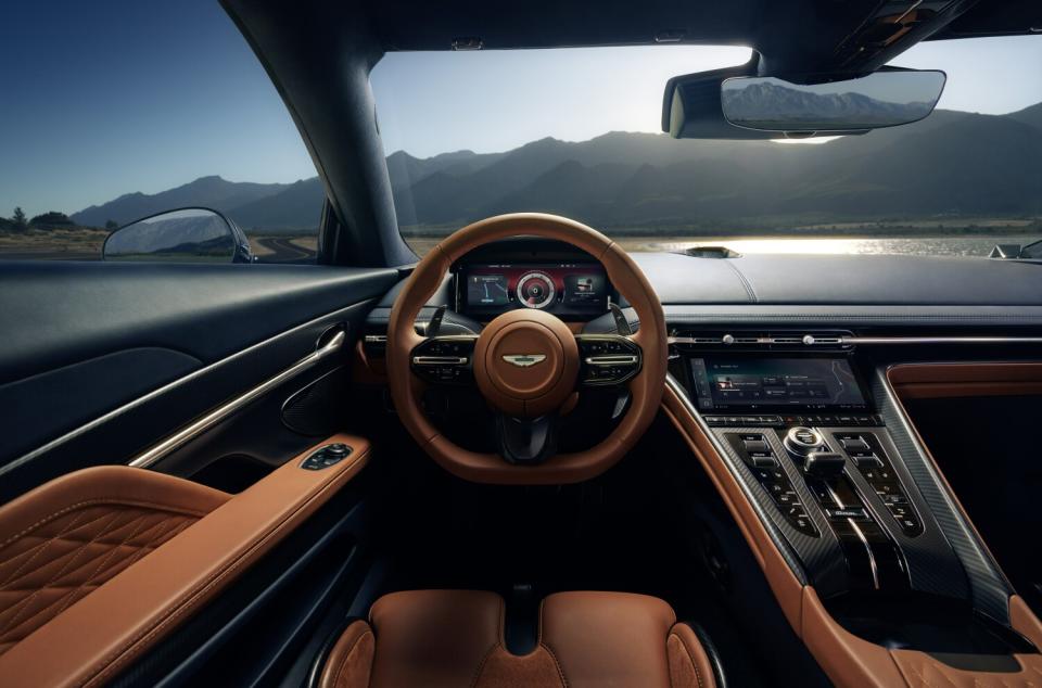 The interior of the new Aston Martin (Max Earey/Aston Martin)