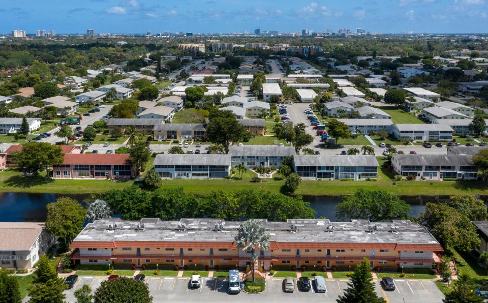 Century Village is home to thousands of residents who are aged 55 and older in suburban West Palm Beach, Florida, on March, 13, 2020.