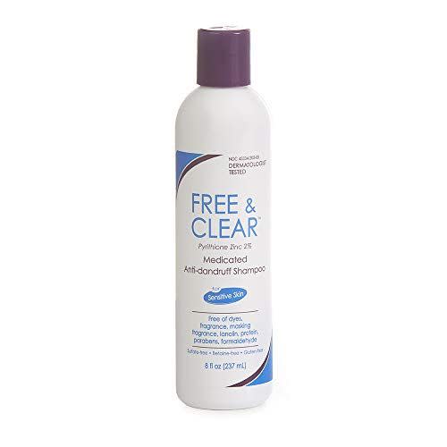 10) Free & Clear Medicated AntiDandruff Shampoo