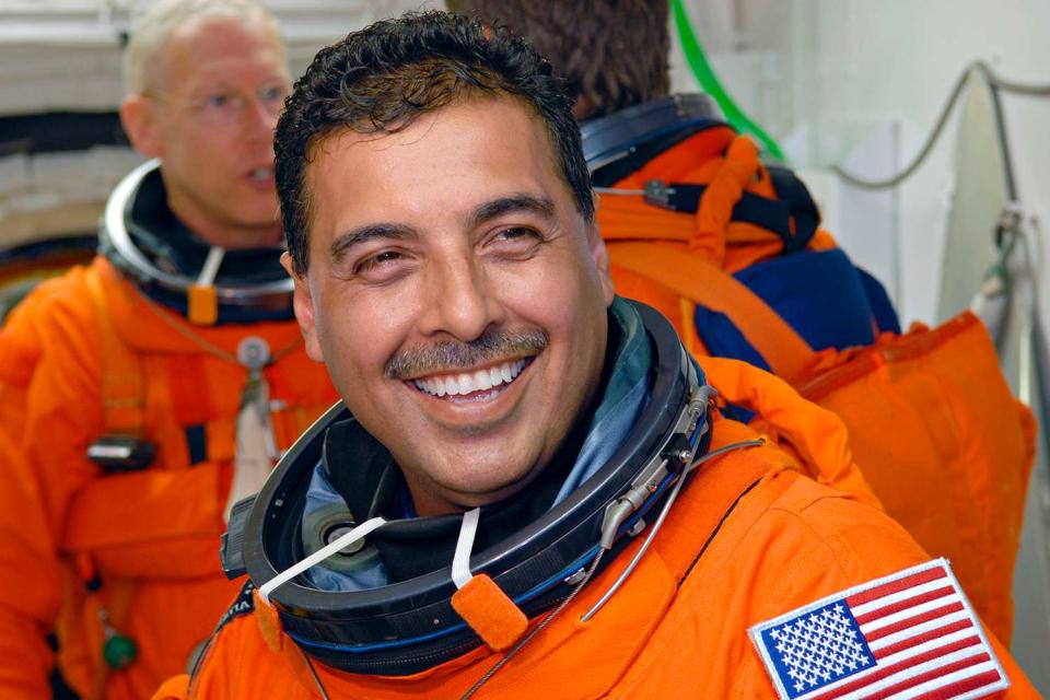 <p>Jim Grossmann/NASA</p> NASA astronaut José Hernández