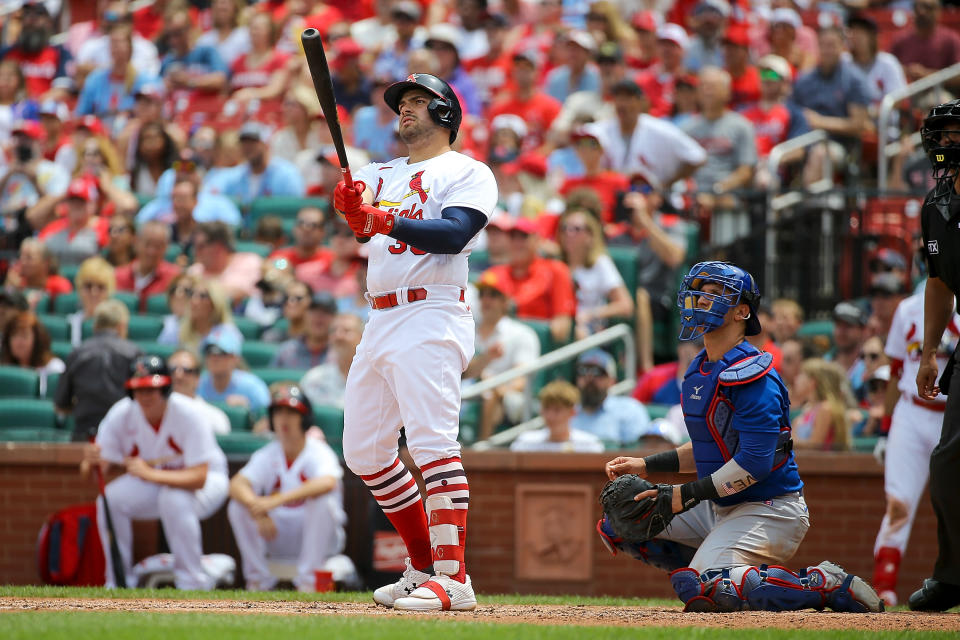 Juan Yepez can help in multiple fantasy baseball categories and at three positions. (Photo by Scott Kane/Getty Images)