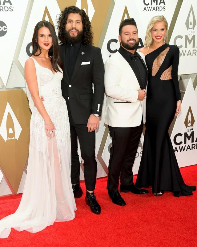 Dan + Shay's Shay Mooney and Pregnant Wife Hannah Walk the 2019 CMA ...