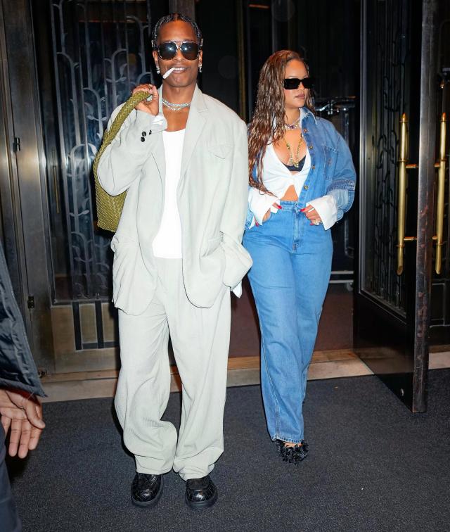 Rihanna Brought the Heat to the Studio In Balenciaga Pantaleggings, Wire  Cat Sunglasses and More! – Fashion Bomb Daily