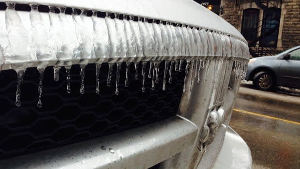 Windsor, Essex County and Chatham-Kent are under a freezing rain warning as of Monday evening. (CBC - image credit)