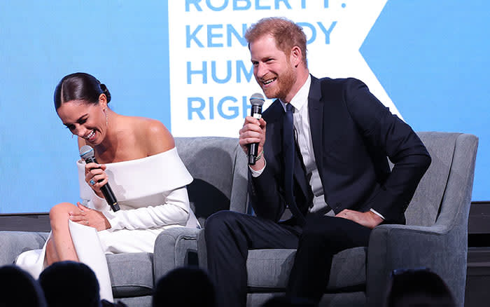 Meghan Markle y el príncipe Harry 