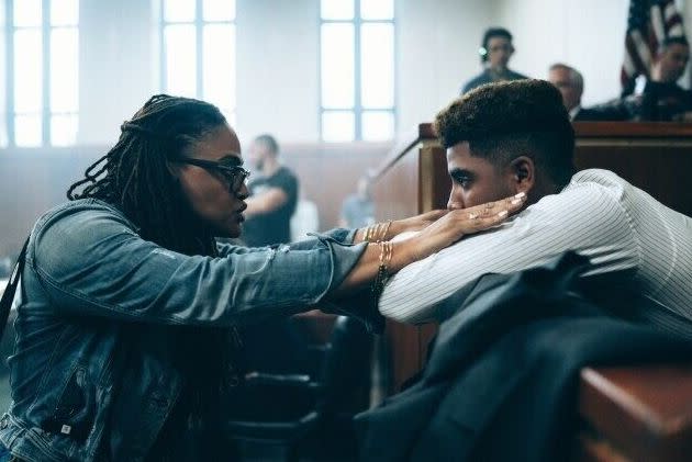 Ava DuVernay directs&nbsp;Jharrel Jerome, who plays Korey Wise in "When They See Us." (Photo: Atsushi Nishijima/Netflix)