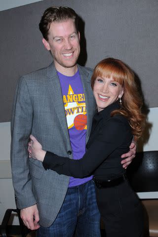 <p>Barry King/Getty</p> (L-R) Randy Bick and Kathy Griffin are pictured backstage at her 'Like A Boss' tour at Thousand Oaks Civic Arts Plaza on May 6, 2016 in Thousand Oaks, California.