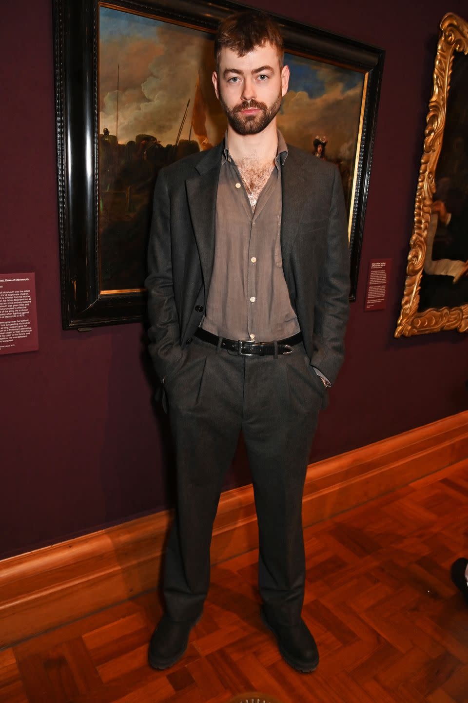 london, england february 16 cassius taylor attends the dunhill autumn winter 2024 presentation an elegant salon at the national portrait gallery on february 16, 2024 in london, england photo by dave benettgetty images for dunhill