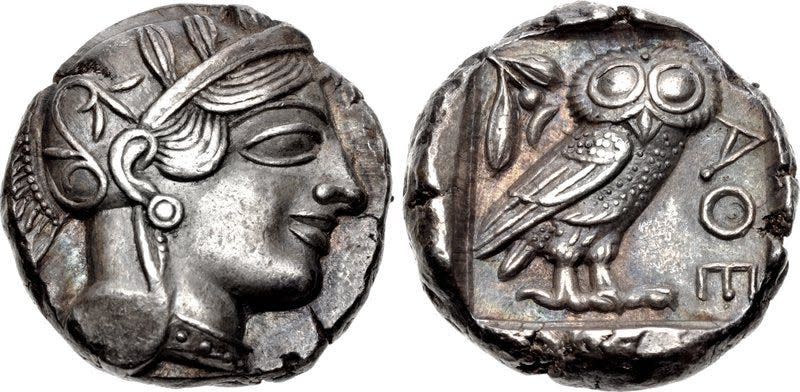 The drachma was one of the earliest measurements and forms of currency, dating back to Greek times B.C. It and other weights and measures of the day are featured in Elizabeth Haskell’s "Housekeeper’s Encyclopedia."