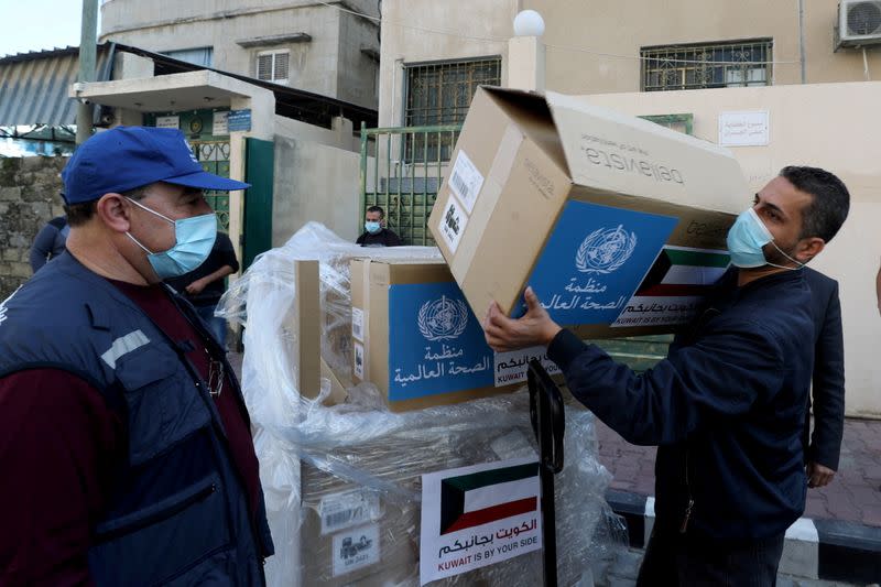 FILE PHOTO: World Health Organization delivers vital intensive care ventilators to Gaza